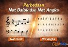 Perbedaan Not Balok dan Not Angka