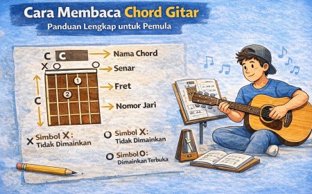 Cara Membaca Chord Gitar: Panduan Lengkap untuk Pemula