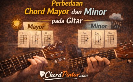 Perbedaan Chord Mayor dan Minor pada Gitar