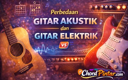 Perbedaan Gitar Akustik dan Gitar Elektrik