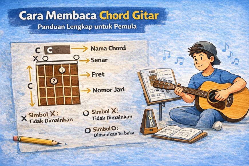 Cara Membaca Chord Gitar: Panduan Lengkap untuk Pemula