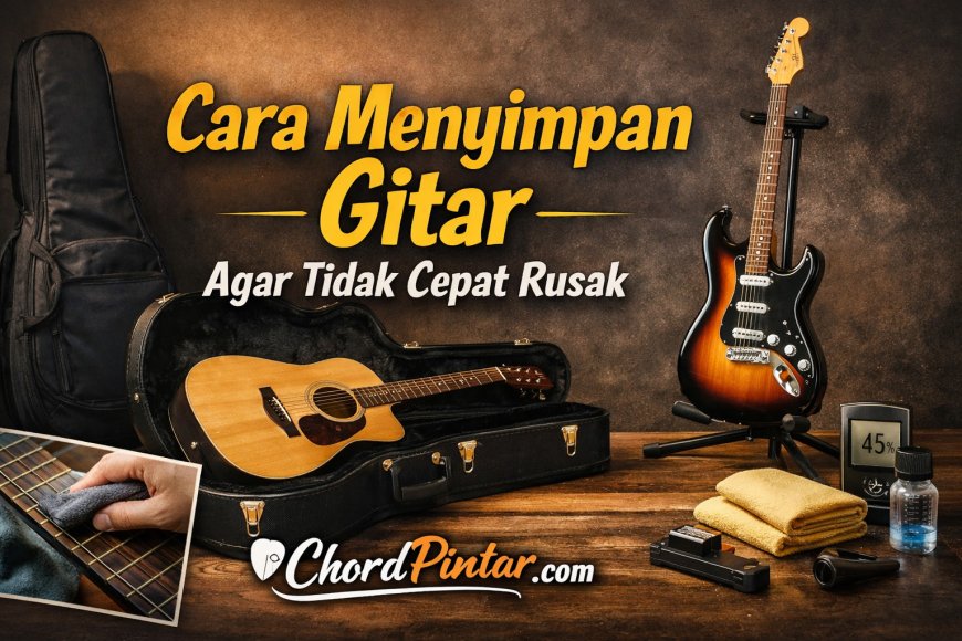 Cara Menyimpan Gitar Agar Tidak Cepat Rusak