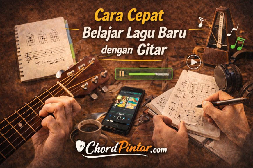 Cara Cepat Belajar Lagu Baru dengan Gitar