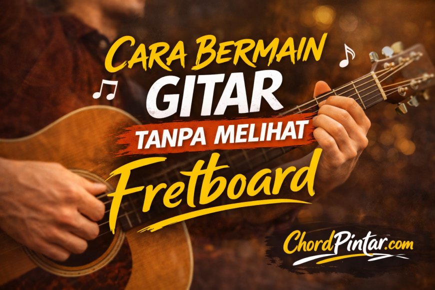 Cara Bermain Gitar Tanpa Melihat Fretboard