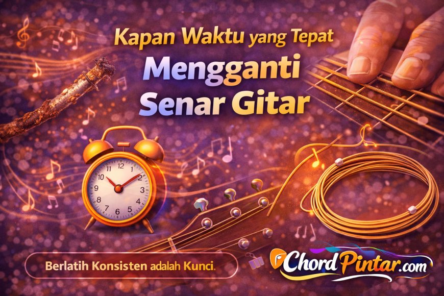 Kapan Waktu yang Tepat Mengganti Senar Gitar