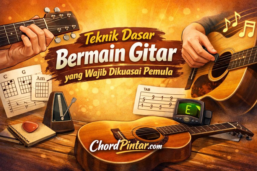 Teknik Dasar Bermain Gitar yang Wajib Dikuasai Pemula