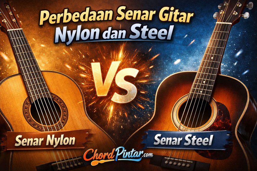 Perbedaan Senar Gitar Nylon dan Steel