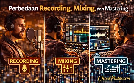 Perbedaan Recording, Mixing, dan Mastering