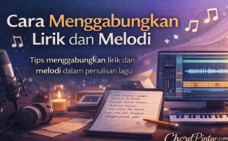 Cara Menggabungkan Lirik dan Melodi