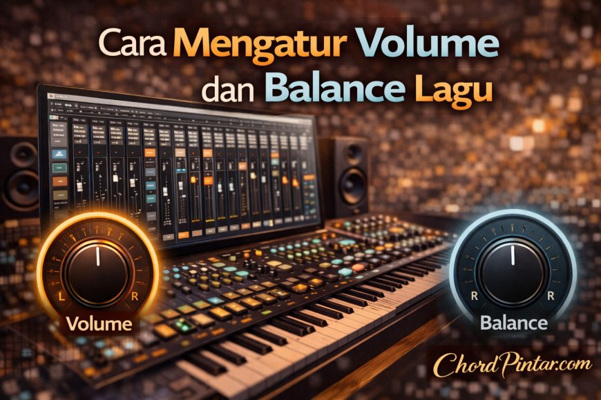Cara Mengatur Volume dan Balance Lagu
