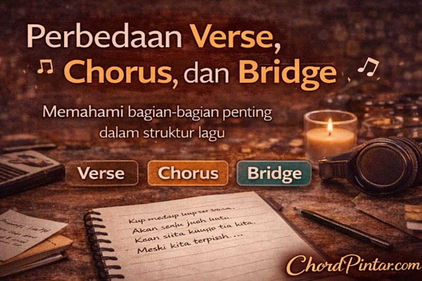 Perbedaan Verse, Chorus, dan Bridge