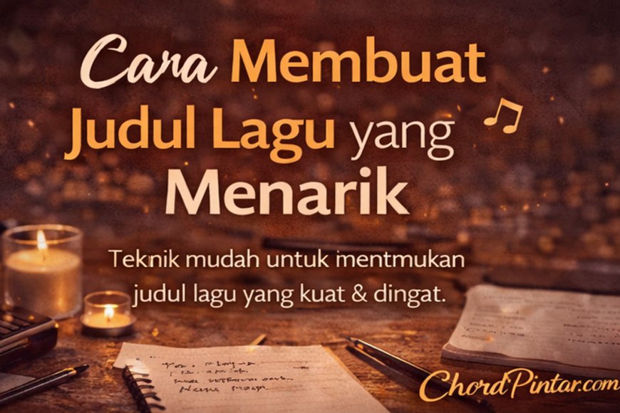 Cara Membuat Judul Lagu yang Menarik