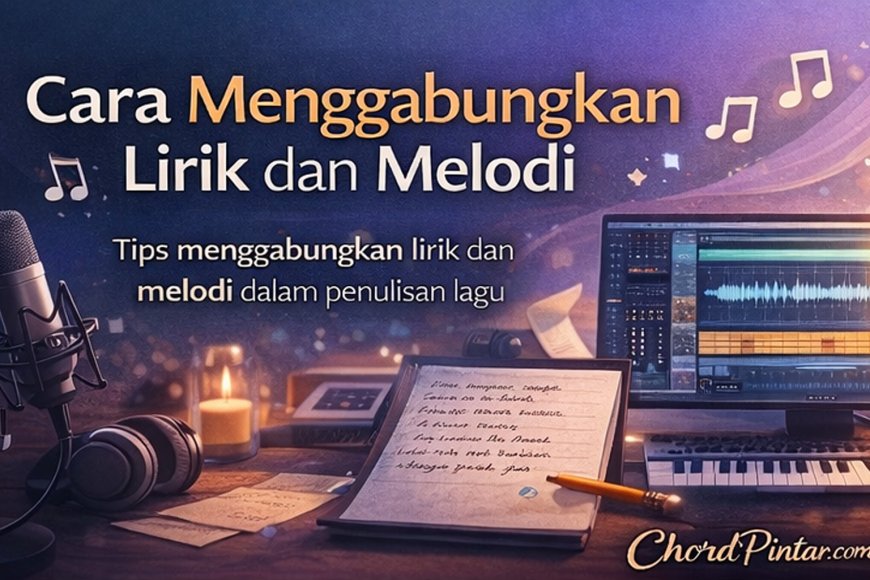 Cara Menggabungkan Lirik dan Melodi