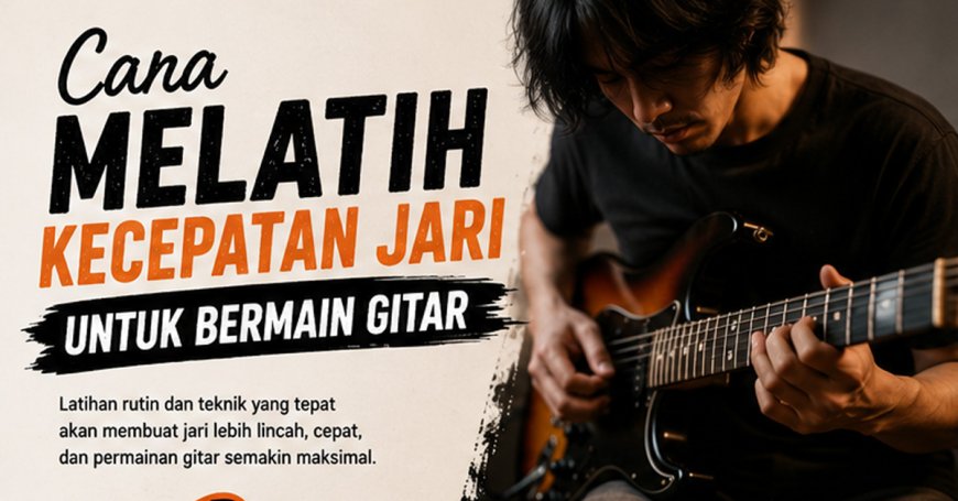 Cara Melatih Kecepatan Jari untuk Bermain Gitar