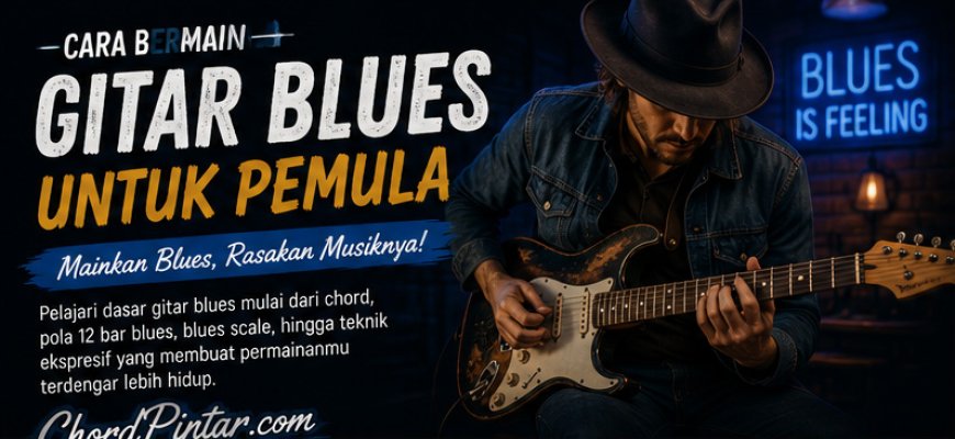Cara Bermain Gitar Blues untuk Pemula