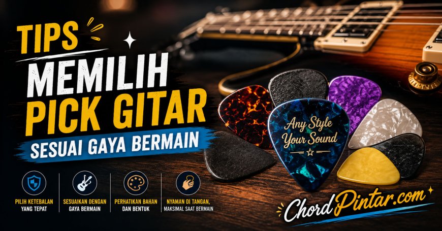 Tips Memilih Pick Gitar Sesuai Gaya Bermain