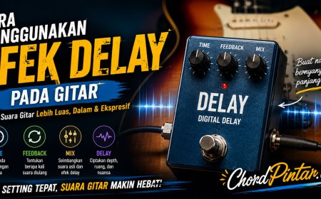 Cara Menggunakan Efek Delay pada Gitar