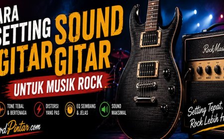 Cara Setting Sound Gitar untuk Musik Rock