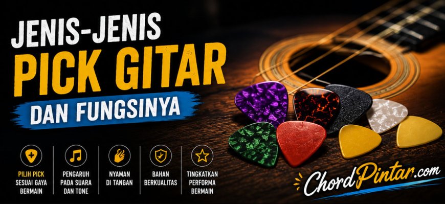 Jenis-Jenis Pick Gitar dan Fungsinya