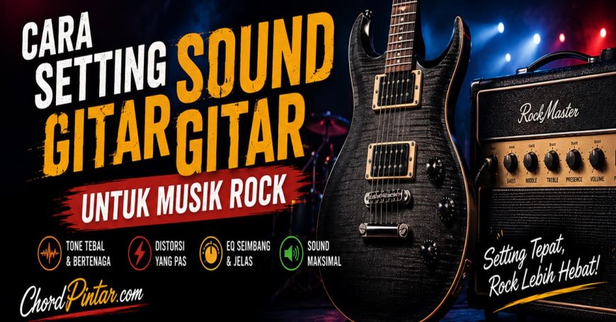 Cara Setting Sound Gitar untuk Musik Rock